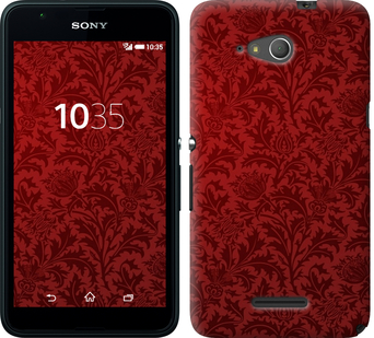 

Чехол Чехол цвета бордо для Sony Xperia E4g 649998