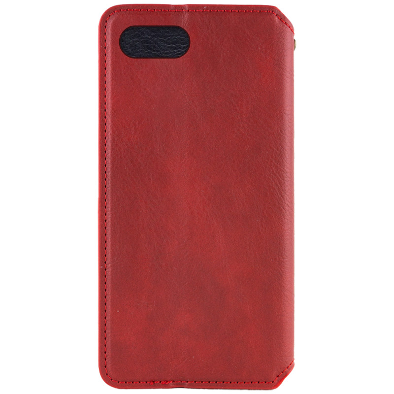Фото Кожаный чехол-книжка GETMAN Cubic (PU) для Apple iPhone 7 / 8 / SE (2020) (4.7") (Красный) на vchehle.ua