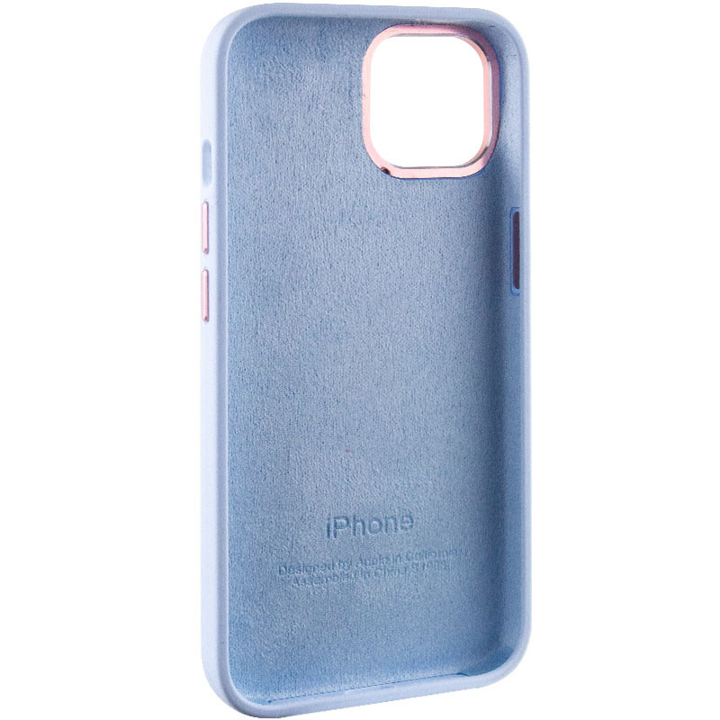 Замовити Чохол Silicone Case Metal Buttons (AA) на Apple iPhone 14 (6.1") (Блакитний / Cloud Blue) на vchehle.ua