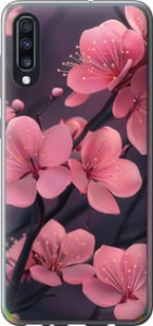 Чохол Пурпурна сакура на Samsung Galaxy A70 2019 A705F