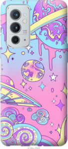 Чехол Розовая галактика для OnePlus 9RT