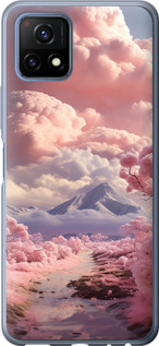 

Чехол Розовые облака для Vivo Y52S 1644648
