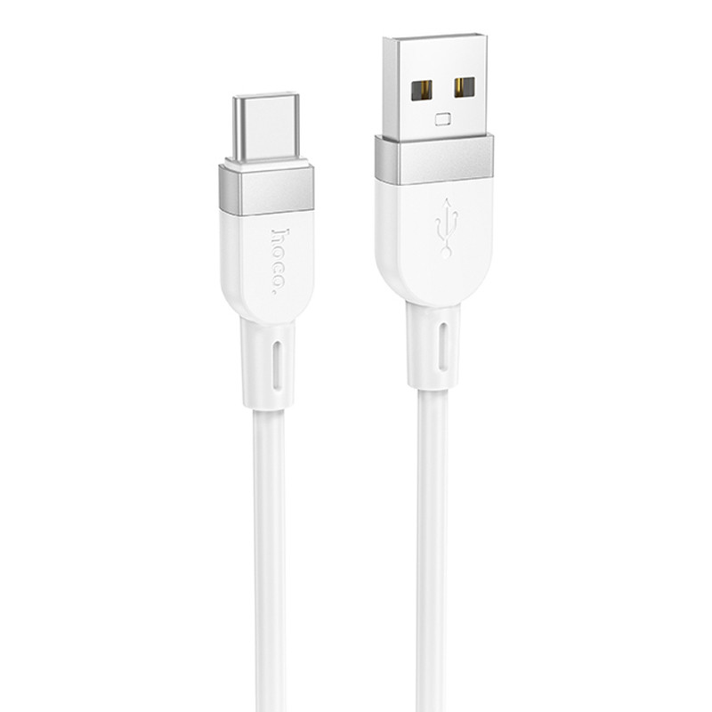 Дата кабель Hoco X109 Energy silicone USB to Type-C (1m) (White)