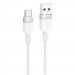 Дата кабель Hoco X109 Energy silicone USB to Type-C (1m) (White)