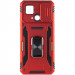 Ударопрочный чехол Camshield Army Ring для Xiaomi Redmi 10C (Красный / Red) в магазине vchehle.ua
