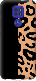 Чехол Пятна леопарда для Motorola G9 Play