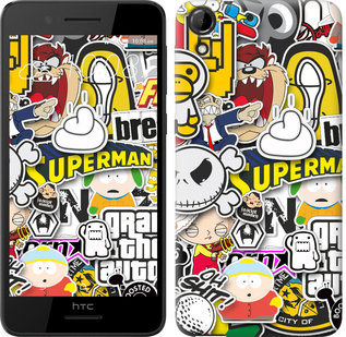 

Чохол Popular logos на HTC Desire 728G 627892
