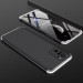 Фото Пластиковая накладка GKK LikGus 360 градусов (opp) для Xiaomi Redmi Note 10 / Note 10s (Черный / Серебряный) на vchehle.ua