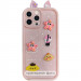Чохол TPU Toys Case with Ears на Xiaomi Redmi 13C (Light Pink)