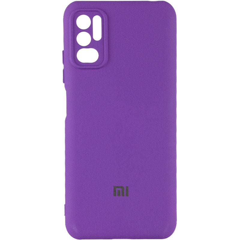 Чохол Silicone Cover My Color Full Camera (A) на Xiaomi Redmi Note 10 5G / Poco M3 Pro (Фіолетовий / Purple)