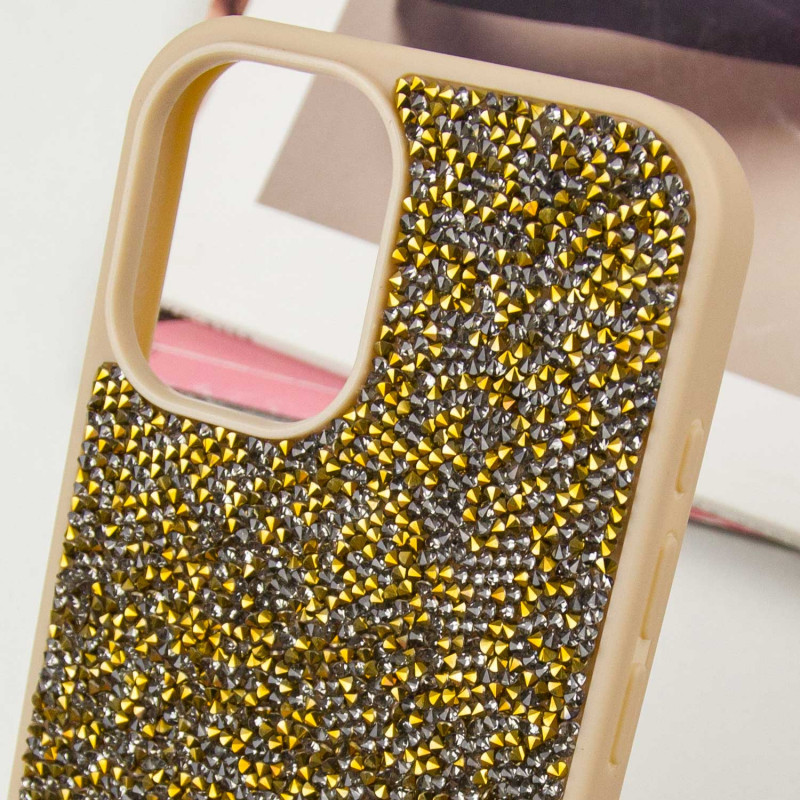 Купить TPU чехол Bling World Rock Diamond для Apple iPhone 16 (6.1") (Золотой) на vchehle.ua