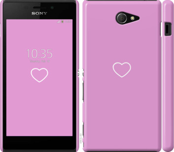 

Чехол Сердце 2 для Sony Xperia M2 D2305 912312