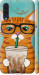 Чохол Зеленоокий кіт в окулярах на Samsung Galaxy A50 2019 A505F