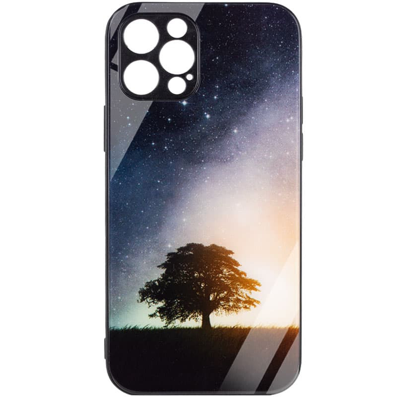 TPU+Glass чехол Diversity для Apple iPhone 12 Pro Max (6.7") (Tree)