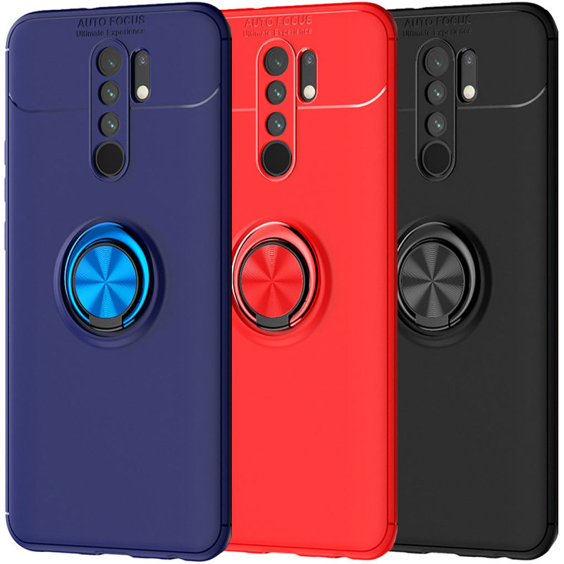 TPU чехол Deen ColorRing под магнитный держатель (opp) для Xiaomi Redmi 9