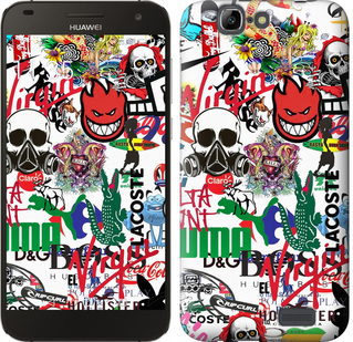 

Чехол Many different logos для Huawei Ascend G7 638155