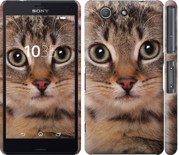 

Чохол Смугастий котик на Sony Xperia Z3 Compact D5803 175699