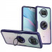 TPU+PC чохол Deen CrystalRing for Magnet (opp) на Xiaomi Mi 10T Lite / Redmi Note 9 Pro 5G (Прозорий / Синій)