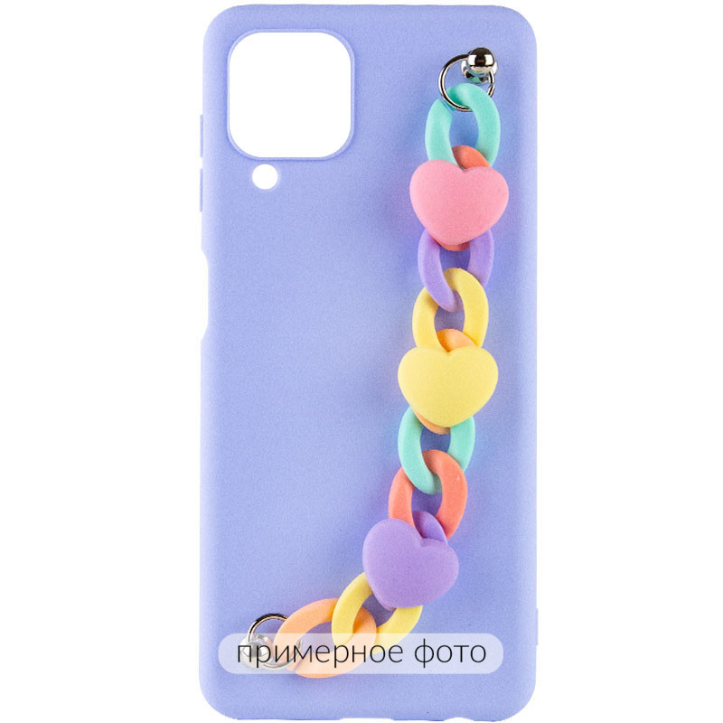 

Чохол Chained Heart з підвісним ланцюжком на Samsung Galaxy M53 5G (Lilac Blue) 1366032