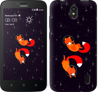 

Чехол Лисички в космосе для Huawei Ascend Y625 870488