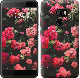 

Чехол Куст с розами для HTC One X10 639179
