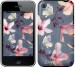 Чехол Нарисованные цветы для iPhone 3Gs