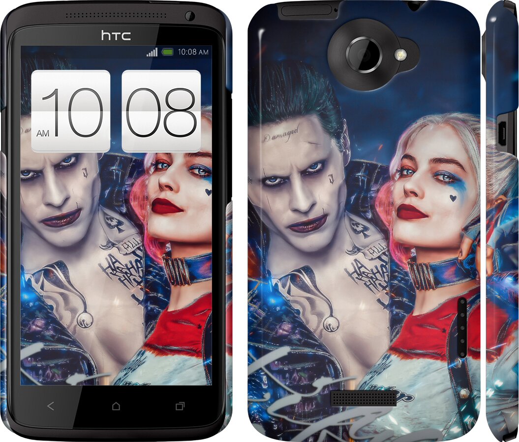 Купить Чехол на HTC One X Джокер и Харли Квинн — Vchehle.ua