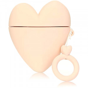 Силиконовый футляр Lucky Heart series для наушников AirPods 1/2 + кольцо