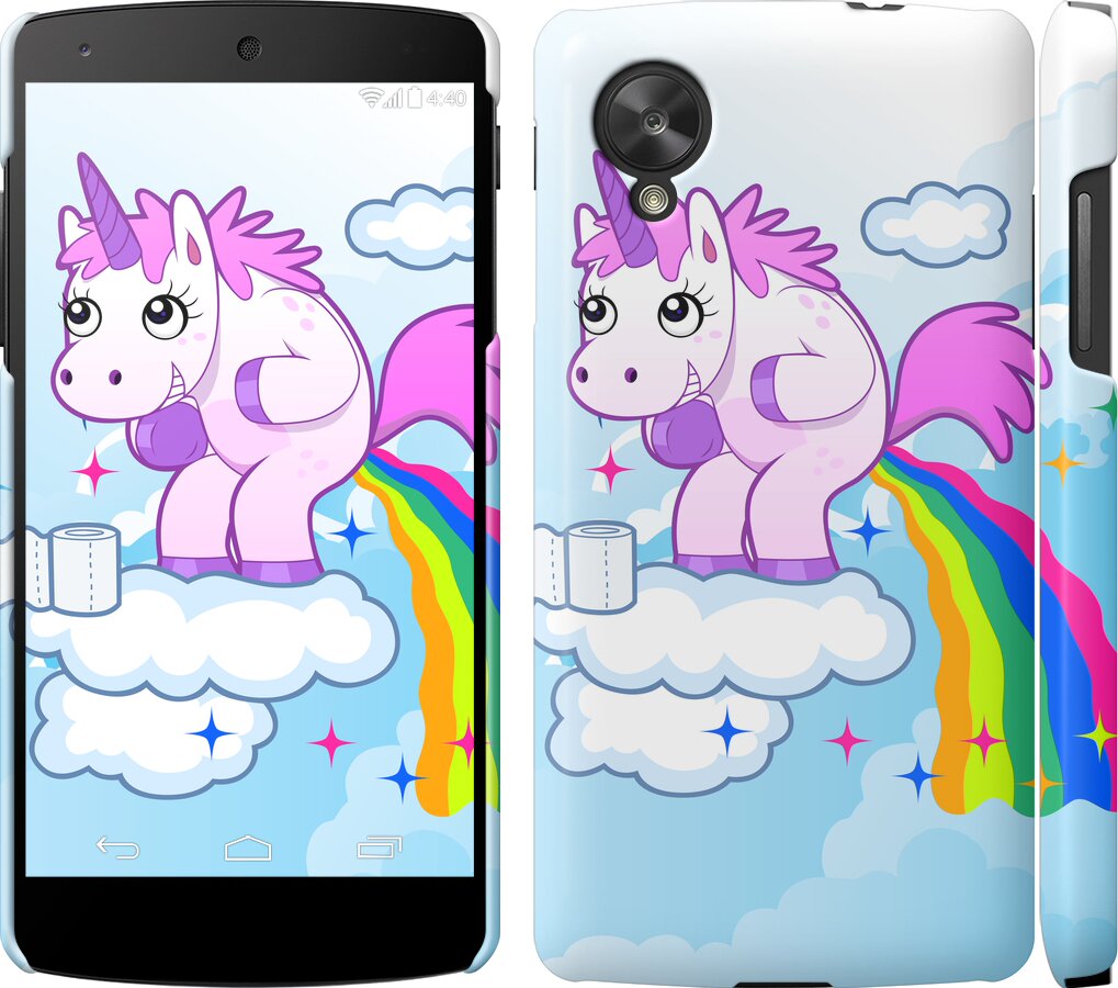 

Чехол Единорожка для LG Nexus 5 338754