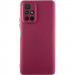 Чохол Silicone Cover Lakshmi Full Camera (A) на Xiaomi Redmi 10 (Бордовий / Marsala)