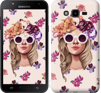 

Чехол Девушка с цветами v2 для Samsung Galaxy J7 Neo J701F 679248
