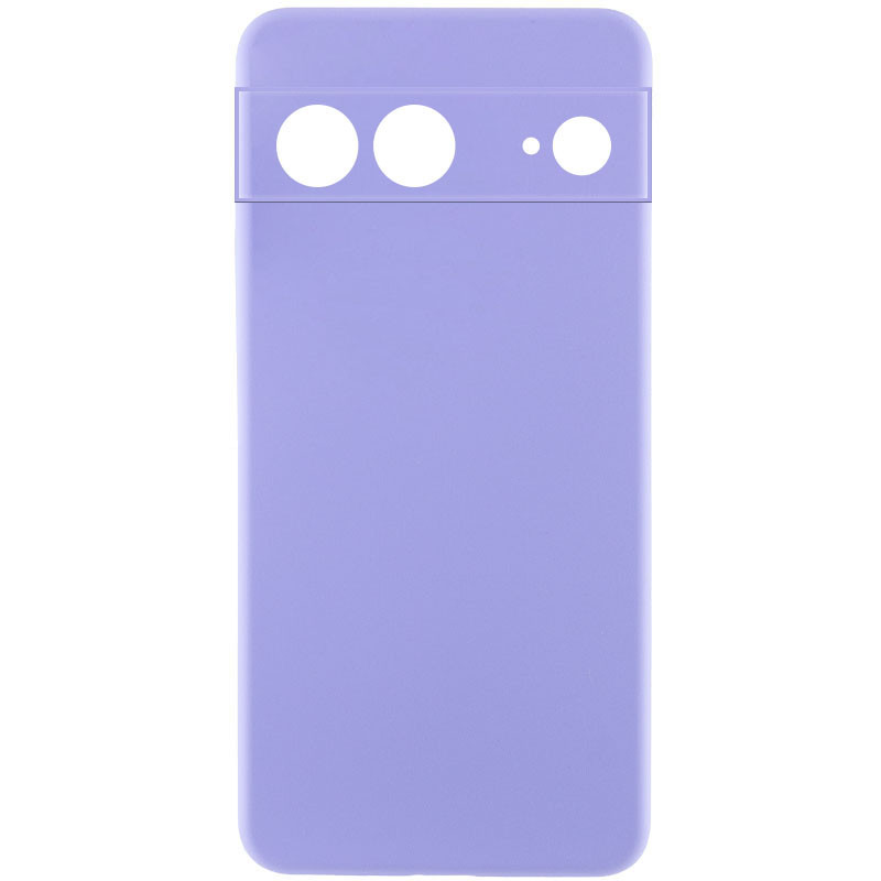 Чохол Silicone Cover Lakshmi Full Camera (AA) на Google Pixel 8 (Бузковий / Dasheen)