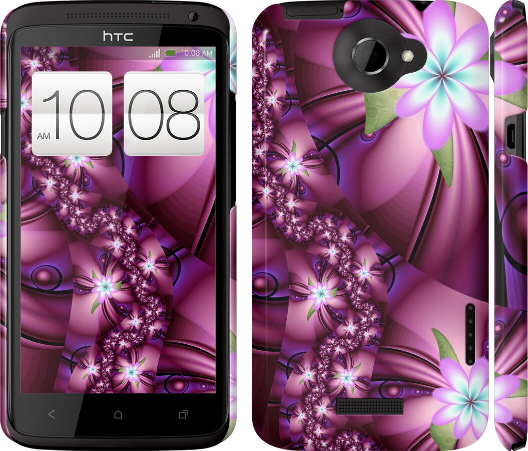 

Чехол Цветочная мозаика для HTC One X 120943