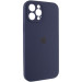 Фото Чехол Silicone Case Full Camera Protective (AA) для Apple iPhone 12 Pro (6.1") (Темно-синий / Midnight blue) на vchehle.ua