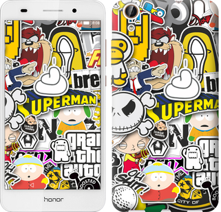 

Чехол Popular logos для Huawei Honor 5A 628113