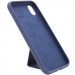 Фото Чехол Silicone Case Hand Holder для Apple iPhone XS Max (6.5") (Темно-синий / Midnight blue) в магазине vchehle.ua