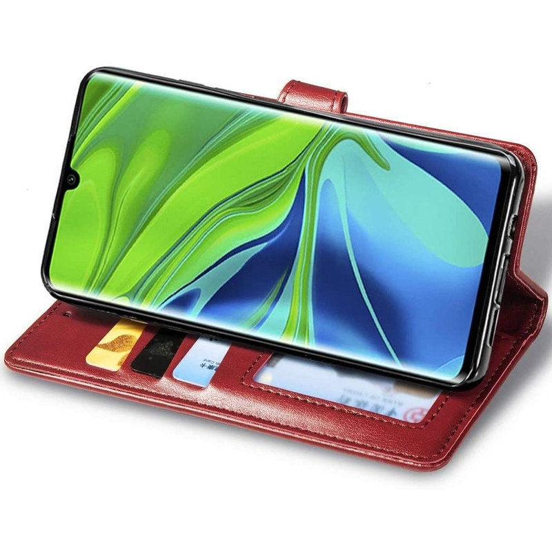 Фото Шкіряний чохол-книжка GETMAN Gallant (PU) для Xiaomi Mi Note 10 / Note 10 Pro / Mi CC9 Pro (Червоний) в маназині vchehle.ua