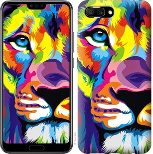 

Чехол Разноцветный лев для Huawei Honor 10 669804