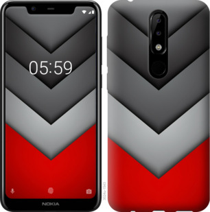 

Чехол Цветная геометрия для Nokia 5.1 Plus 879314