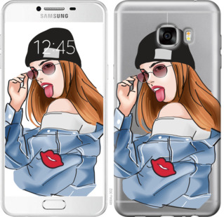

Чехол Девушка v3 для Samsung Galaxy C7 C7000 842750