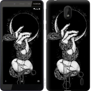 

Чехол Змея в руке для Nokia 1 Plus 765713