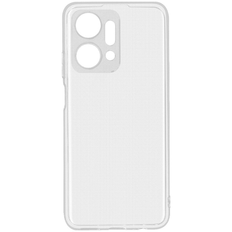 TPU чехол Epic Transparent 1,5mm Full Camera для Huawei Honor X7a (Бесцветный (прозрачный))