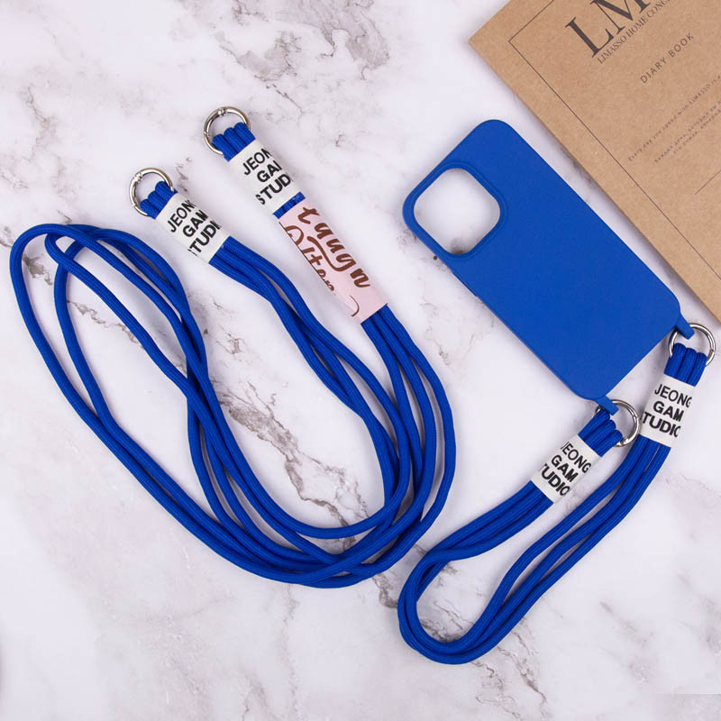 Заказать Чехол TPU two straps California для Apple iPhone 13 Pro (6.1") (Синий / Iris) на vchehle.ua