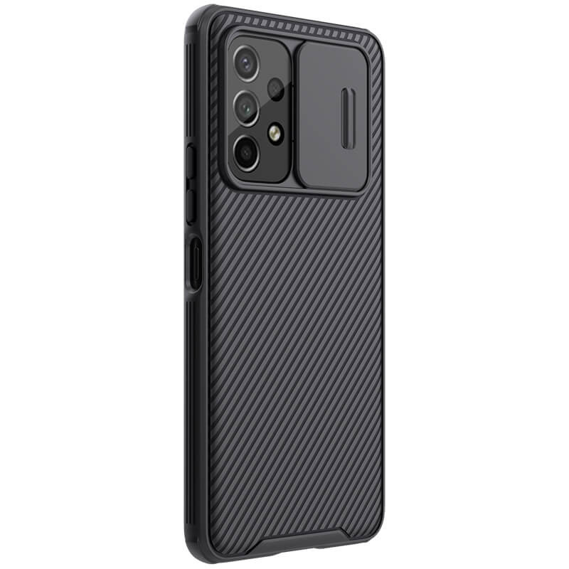 Купити Карбонова накладка Nillkin CamShield Pro на Samsung Galaxy A73 5G (Чорний) на vchehle.ua