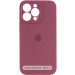 Чохол Silicone Case Full Camera Protective (AA) на Apple iPhone 16 Plus (6.7") (Бордовий / Plum)