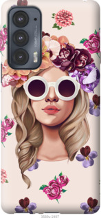 

Чохол Дівчина з квітами v2 на Motorola Edge 20 1230915