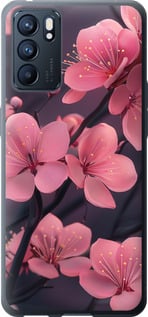 Чехол Пурпурная сакура для Oppo Reno6 5G