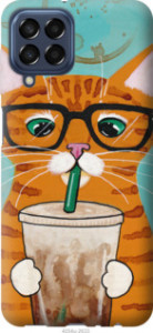 Чехол Зеленоглазый кот в очках для Samsung Galaxy M33 M336B