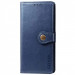 Кожаный чехол книжка GETMAN Gallant (PU) для Realme C11 (Синий)