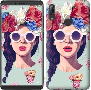 

Чехол Девушка с цветами для Lenovo K5 Pro 689916